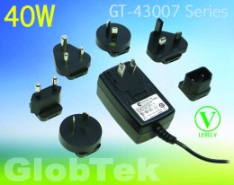 ITE Power Supply has Interchangeable Plugs for International Acceptance